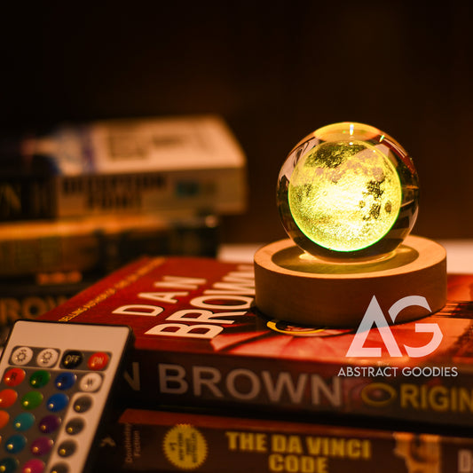 3D Crystal Ball Lamp - 16 Color Magic (Moon)