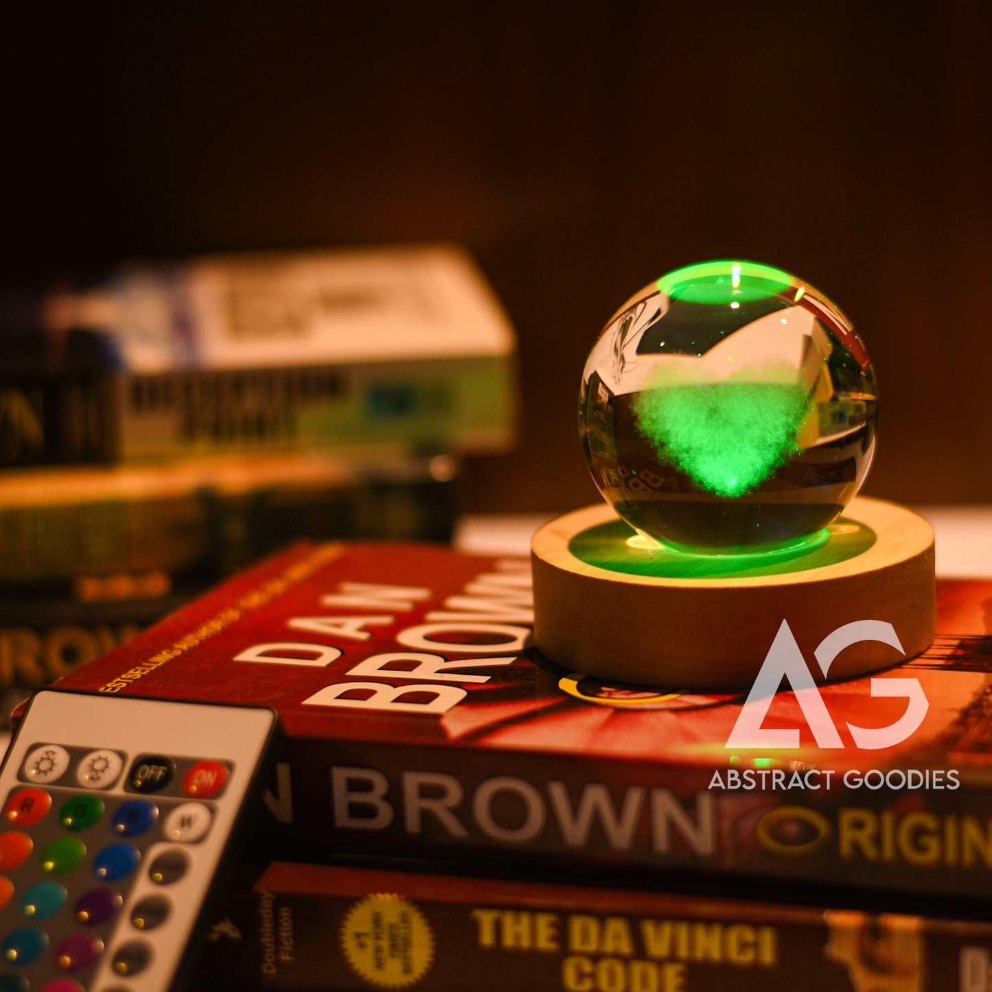 3D Crystal Ball Lamp - 16 Color Magic (Love Cloud)