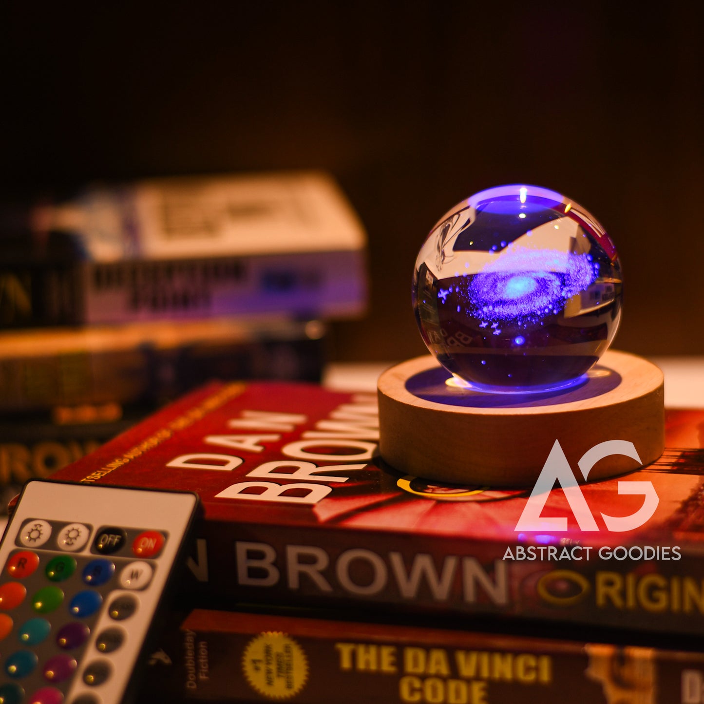 3D Crystal Ball Lamp - 16 Color Magic (Milky Way)
