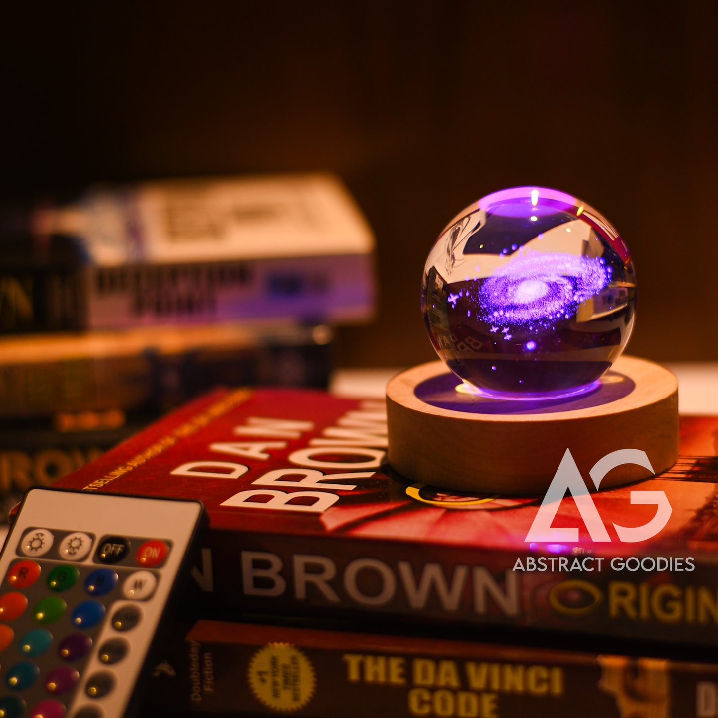 3D Crystal Ball Lamp - 16 Color Magic (Milky Way)