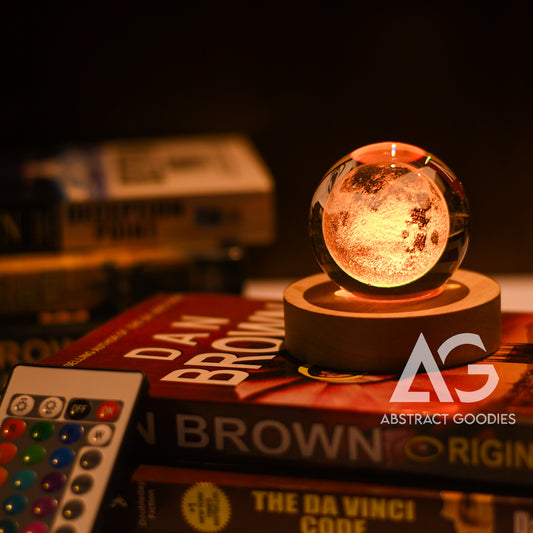 3D Crystal Ball Lamp - 16 Color Magic (Moon)