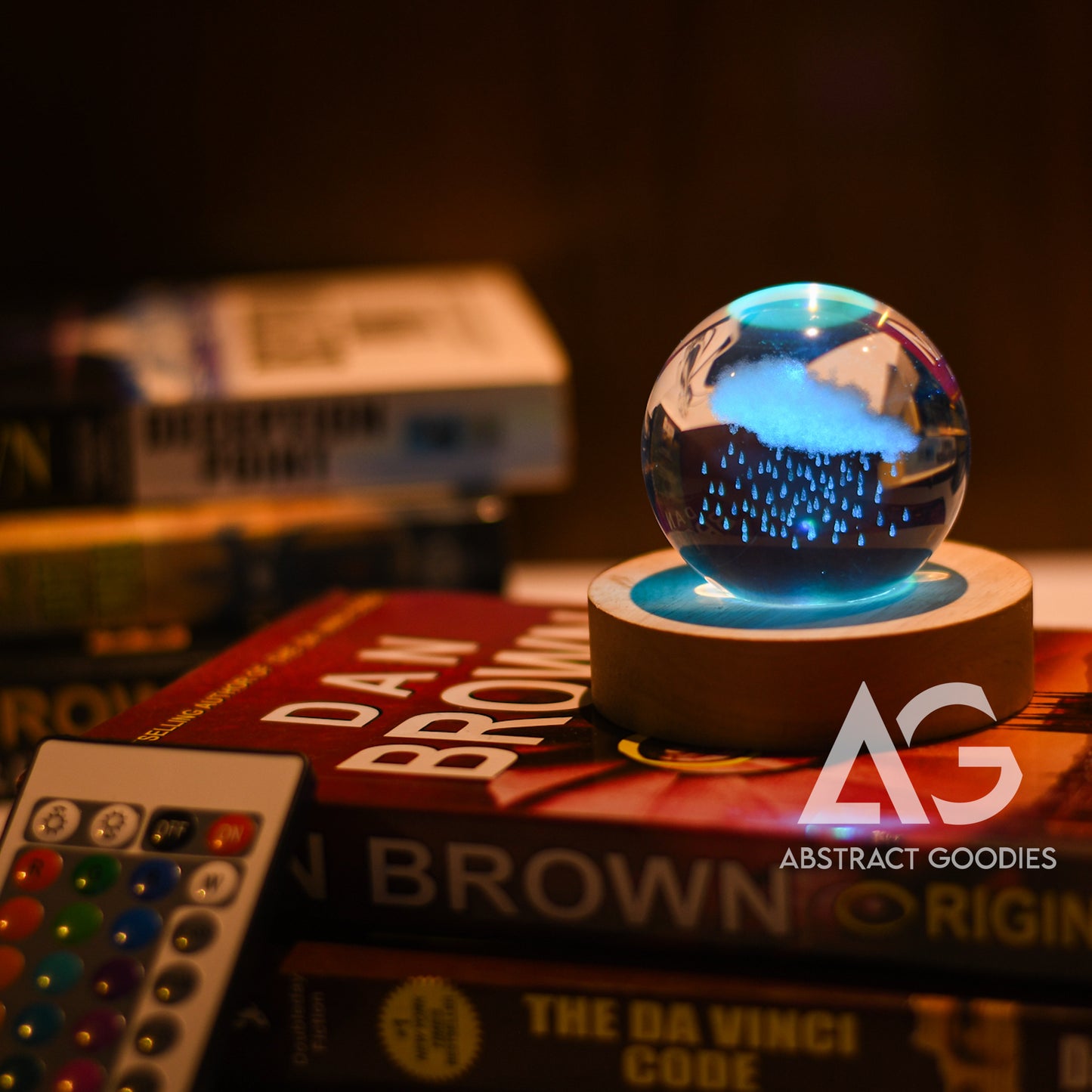3D Crystal Ball Lamp - 16 Color Magic (Rain Cloud)