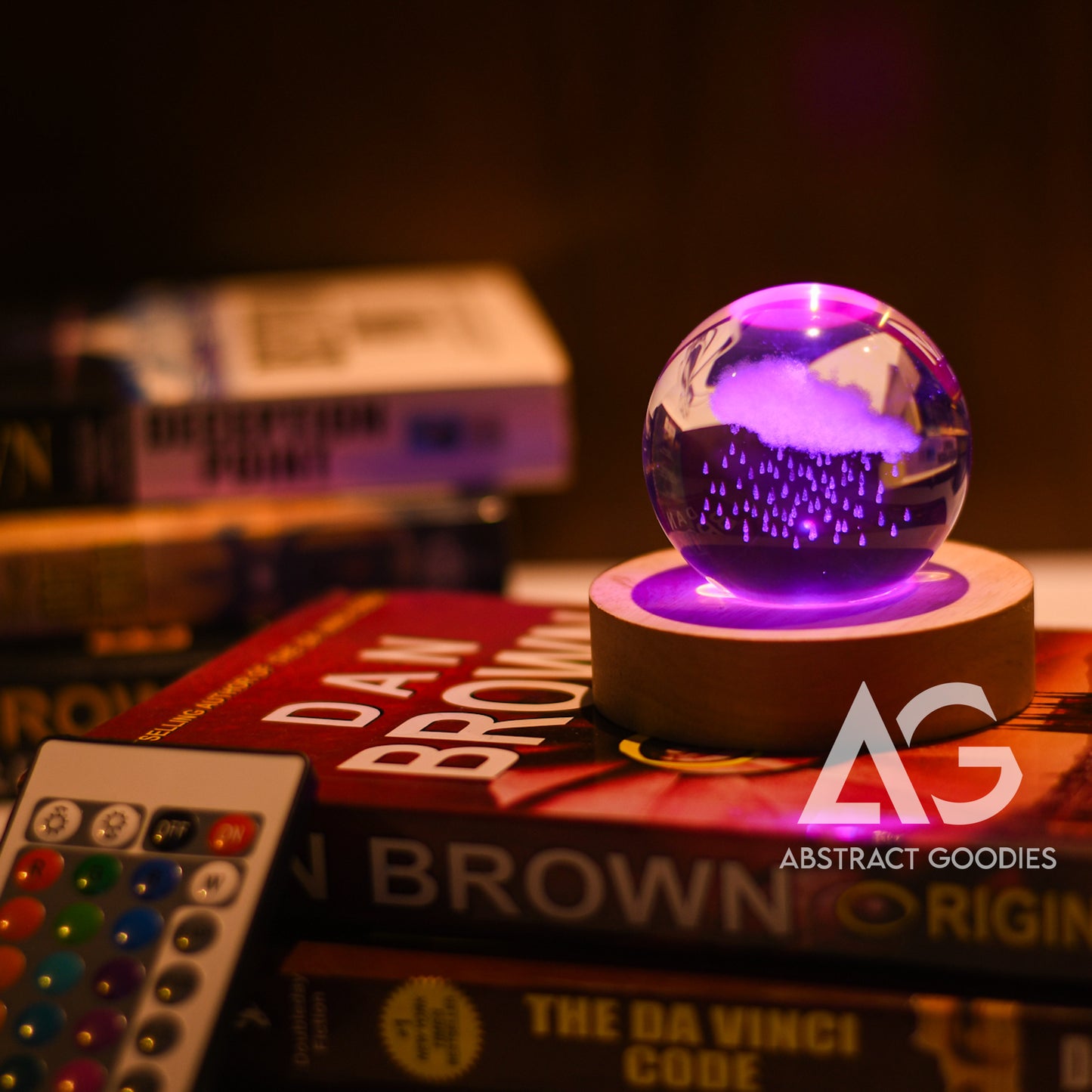 3D Crystal Ball Lamp - 16 Color Magic (Rain Cloud)