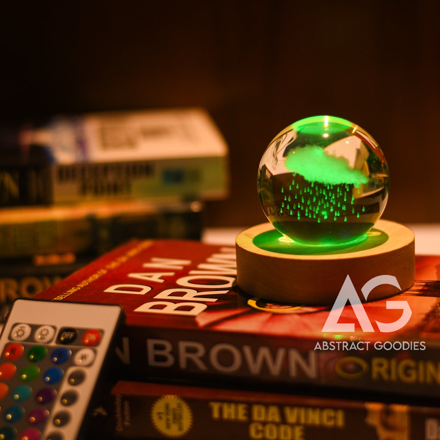 3D Crystal Ball Lamp - 16 Color Magic (Rain Cloud)