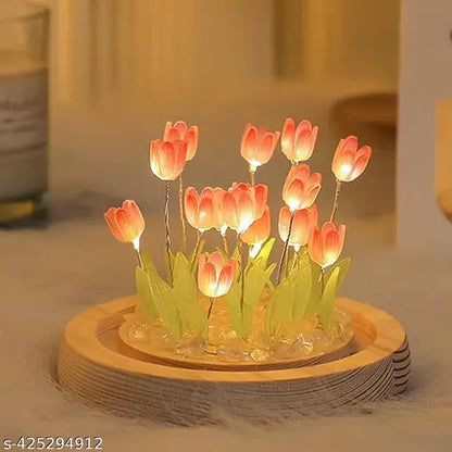 20 Tulip Round Crystal Lamp